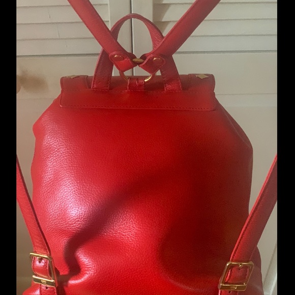 MCM “AUTHENTIC” VINTAGE PEBBLE LEATHER BACKPACK - Picture 12 of 16